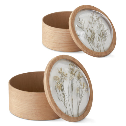 Dome Top Dried Floral Container