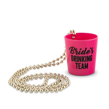 Load image into Gallery viewer, Beaded Shot Glass Necklace - Bride’s Drinking Crew
