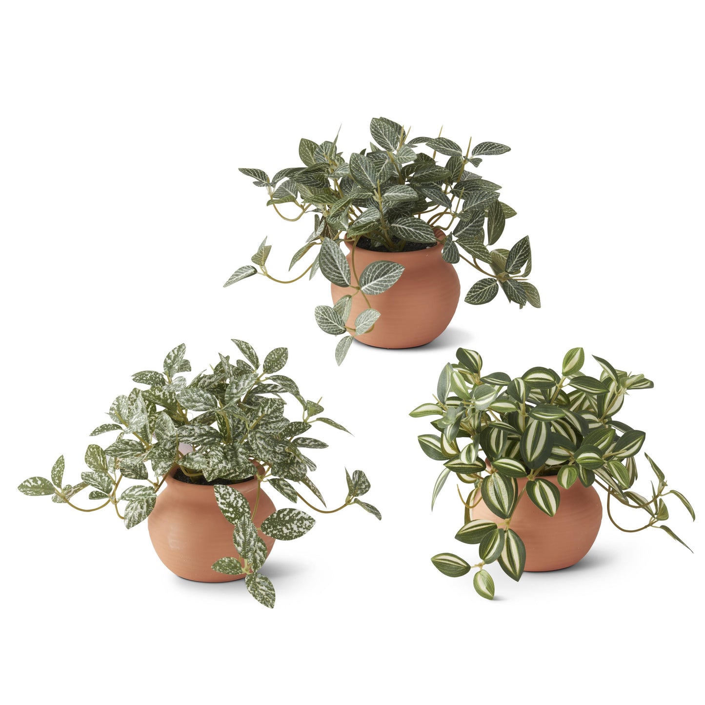 Ceramic Faux Potted Plant