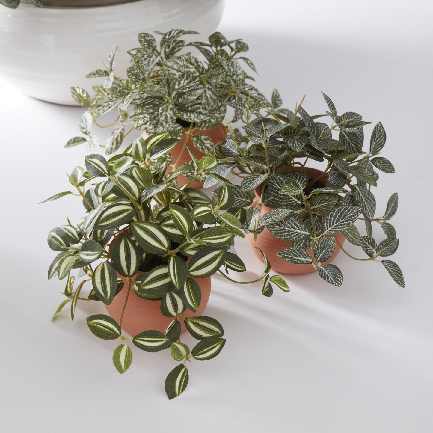 Ceramic Faux Potted Plant