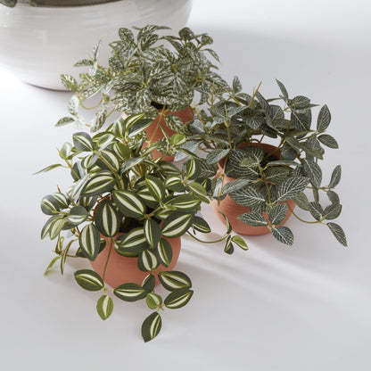 Ceramic Faux Potted Plant