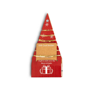 Christmas Tree Gift Card Holder with Light String