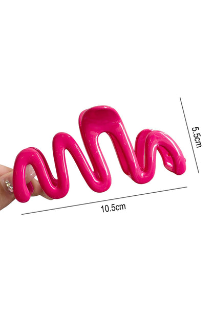 Chunky Waves Acrylic Hair Claw Clip