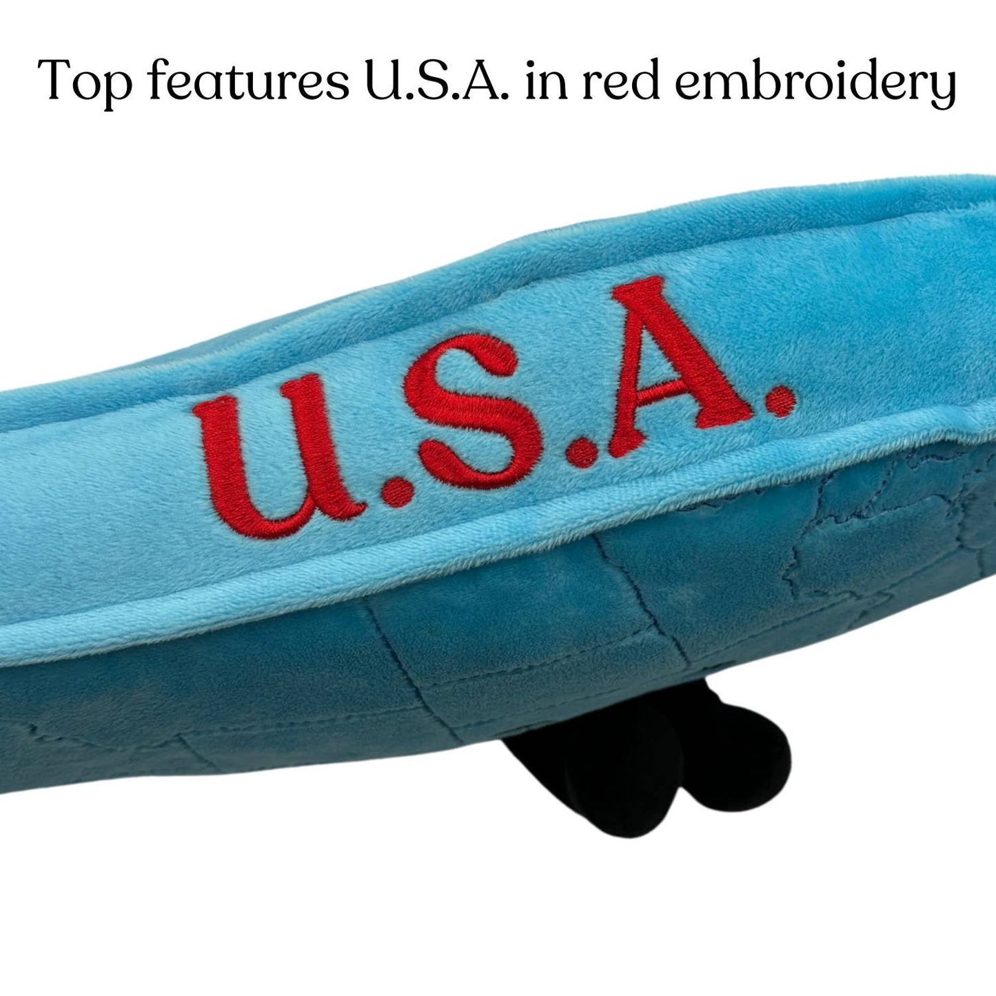 USA Map Shaped Stuffed Pillow Plush