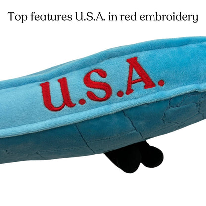 USA Map Shaped Stuffed Pillow Plush