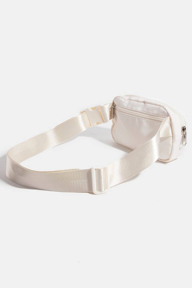 Fuzzy Glitter Bride Crossbody Bag