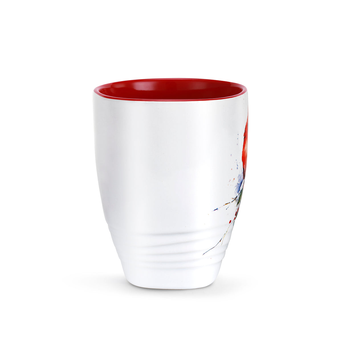 Cardinal & Holly Holiday Mug