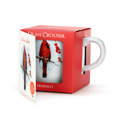 Cardinal with Holly Mug & Card Set