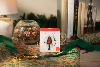 Cardinal with Holly Mug & Card Set