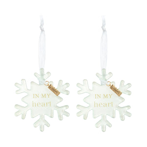 Snowflake Keep One/Share One Ornament Set - In My Heart