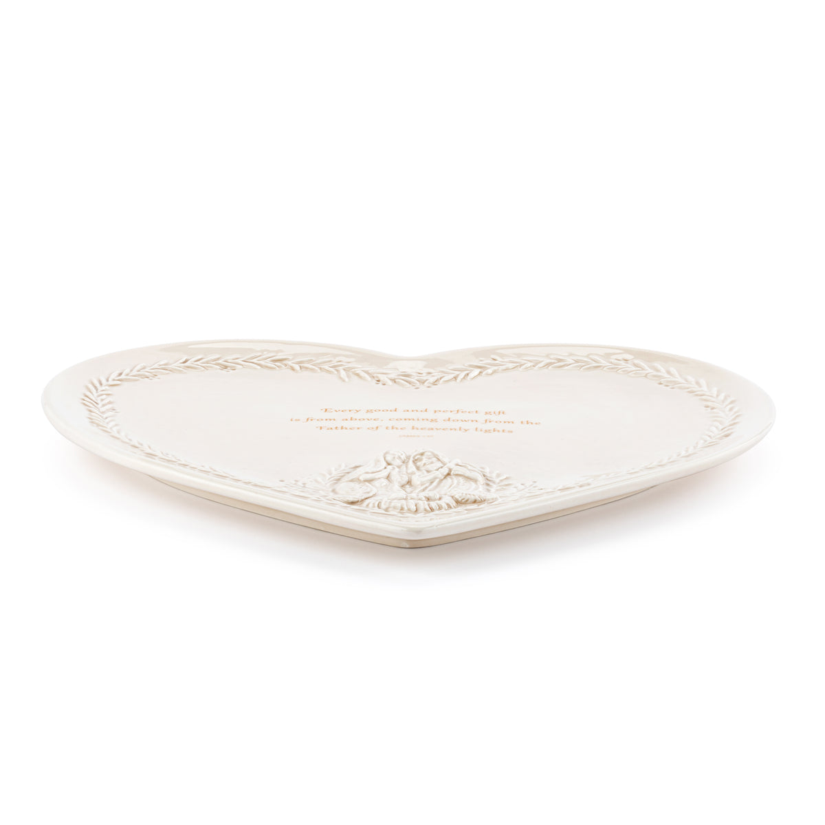 Every Good Gift Heart Plate