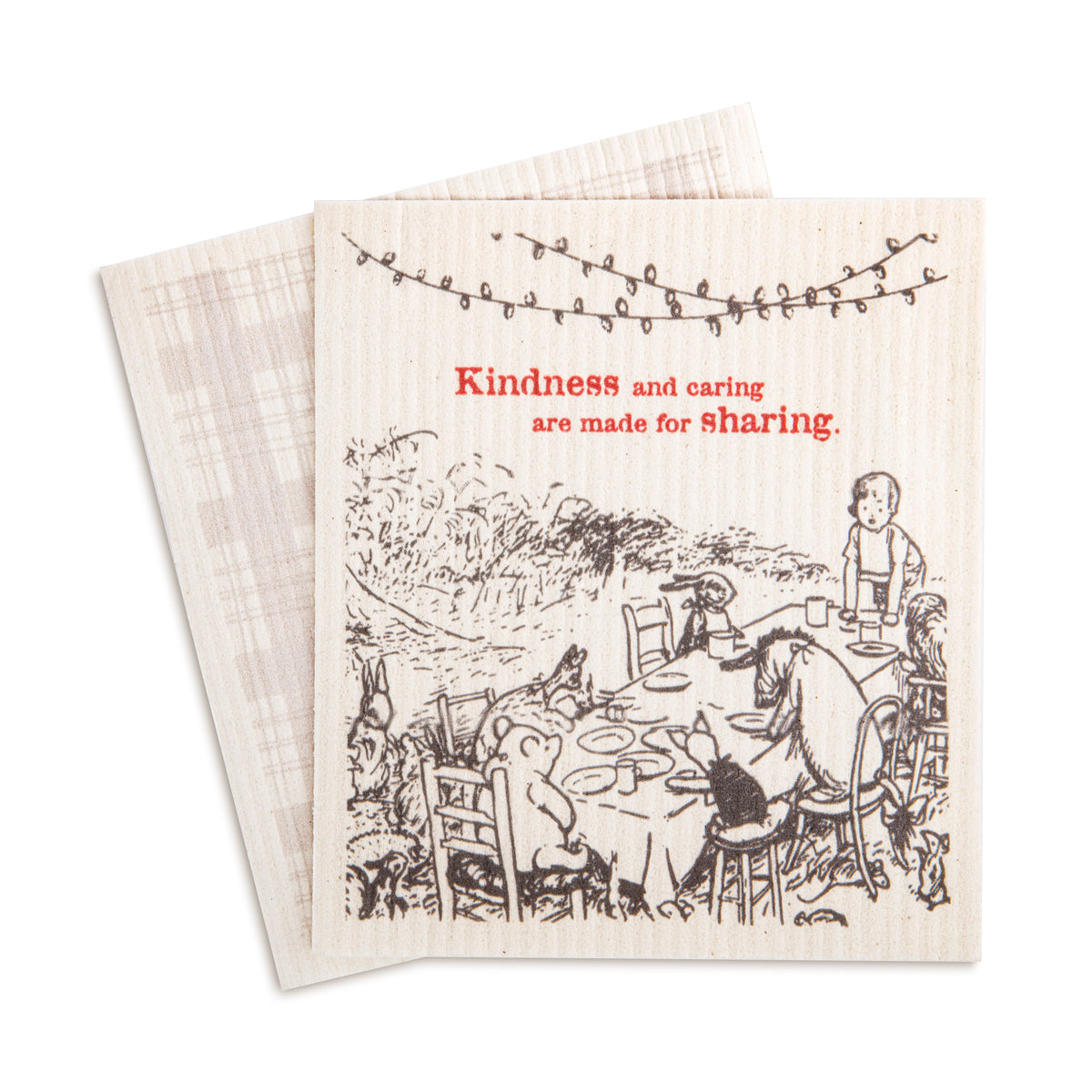 Holiday Biodegradable Dish Cloths Set - Made For Sharing