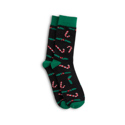 Holiday Festive Socks - Candy Canes