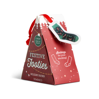 Holiday Festive Socks - Candy Canes