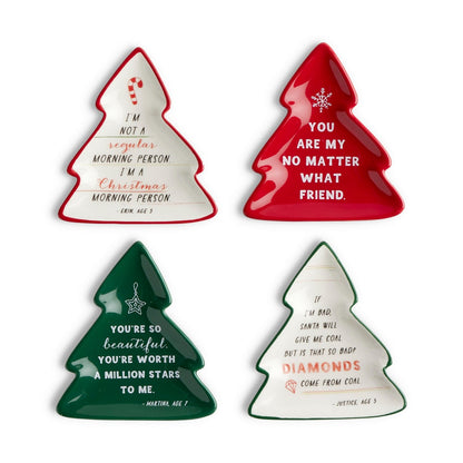Mini Shaped Tree Ceramic Dishes