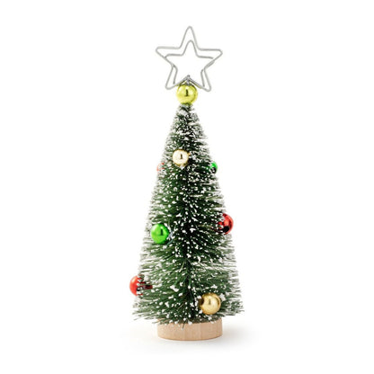 Bottlebrush Tree with Ornaments Placecard Holder