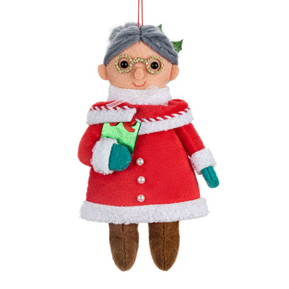 Mrs. Claus with Gift Ornament
