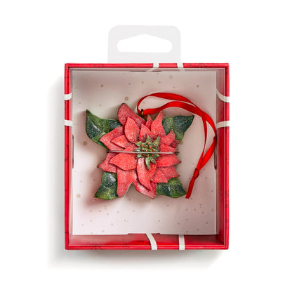 Poinsettia Mini Resin Ornament
