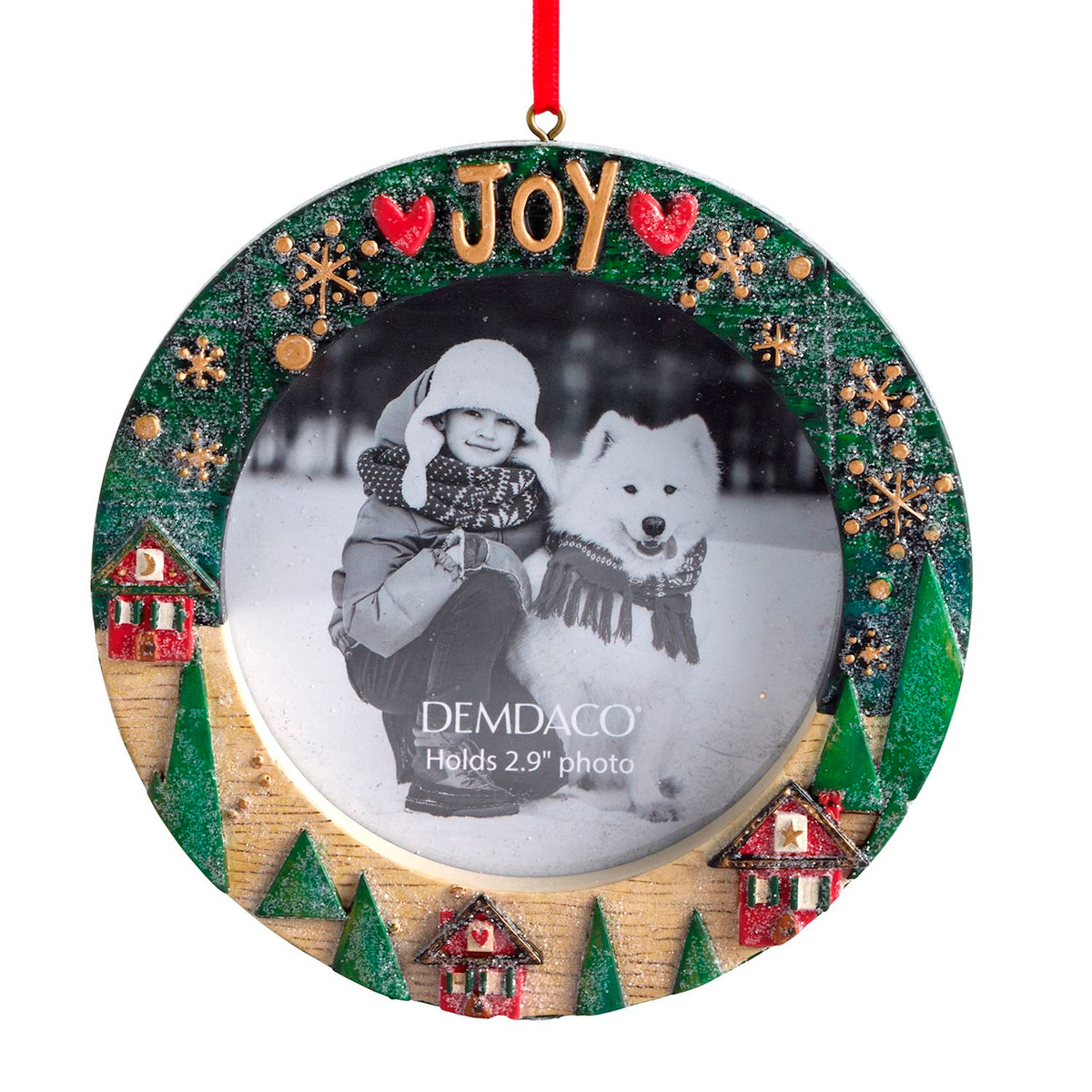 Joy Resin Frame Ornament