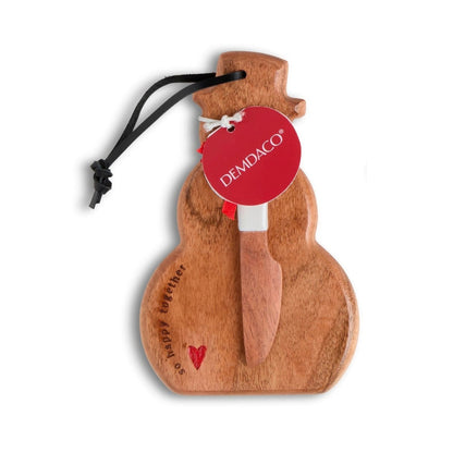 Snowman Mini Wood Serve Board - So Happy Together