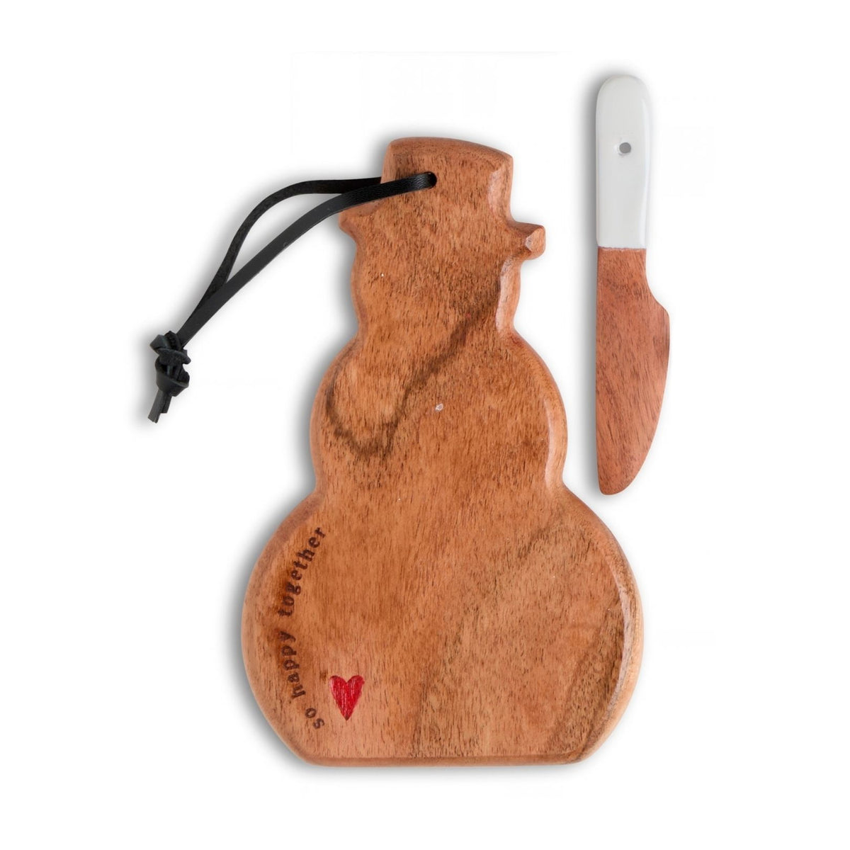 Snowman Mini Wood Serve Board - So Happy Together