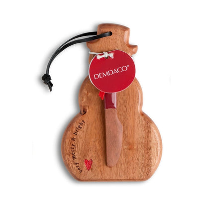 Snowman Mini Wood Serve Board - Merry & Bright