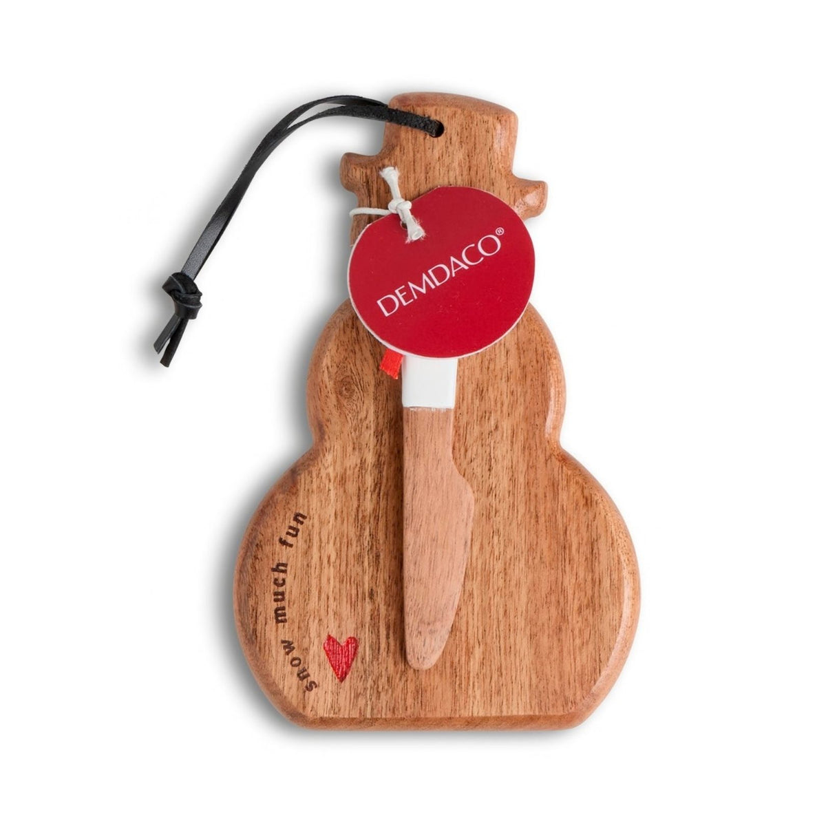 Snowman Mini Wood Serve Board - Snow Much Fun