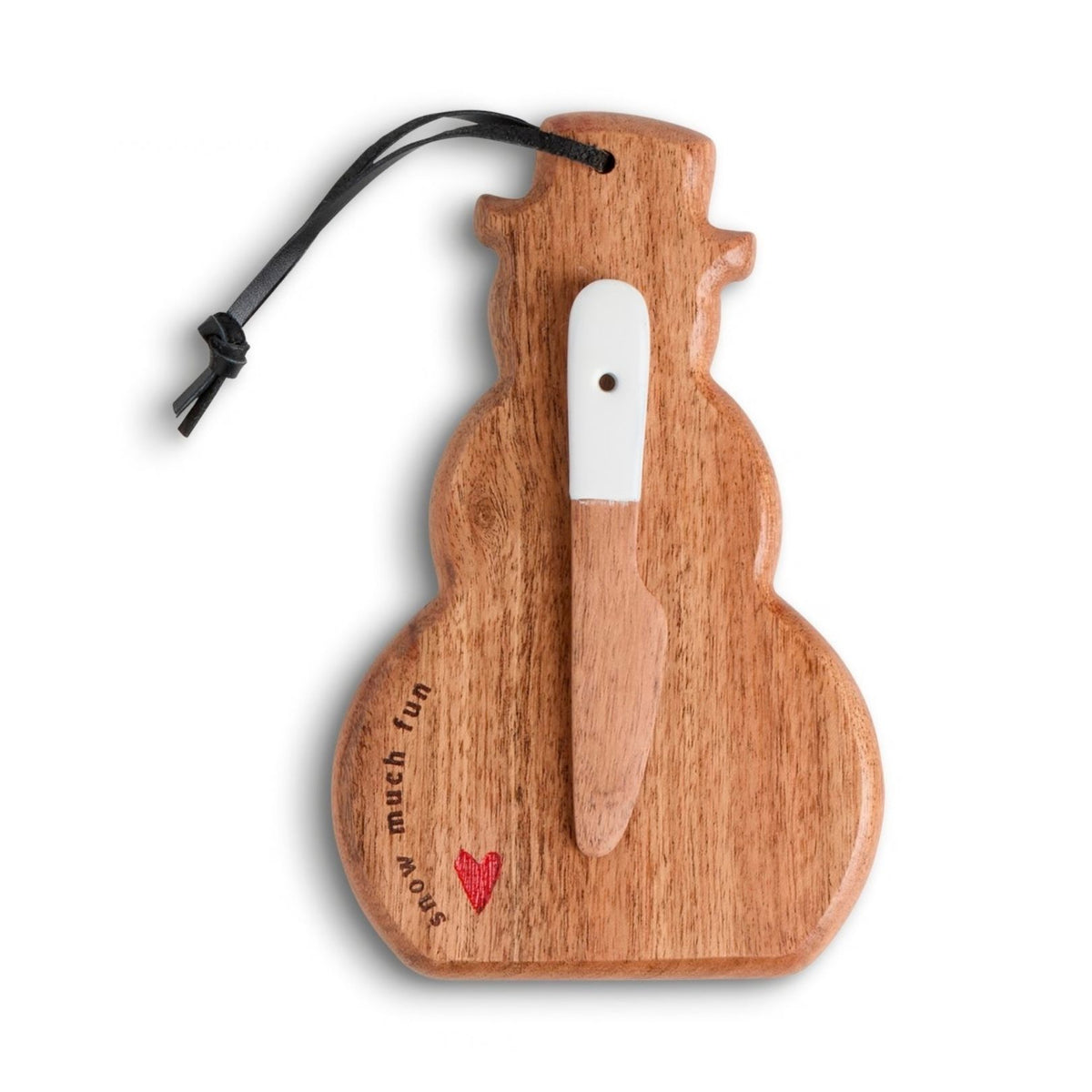 Snowman Mini Wood Serve Board - Snow Much Fun