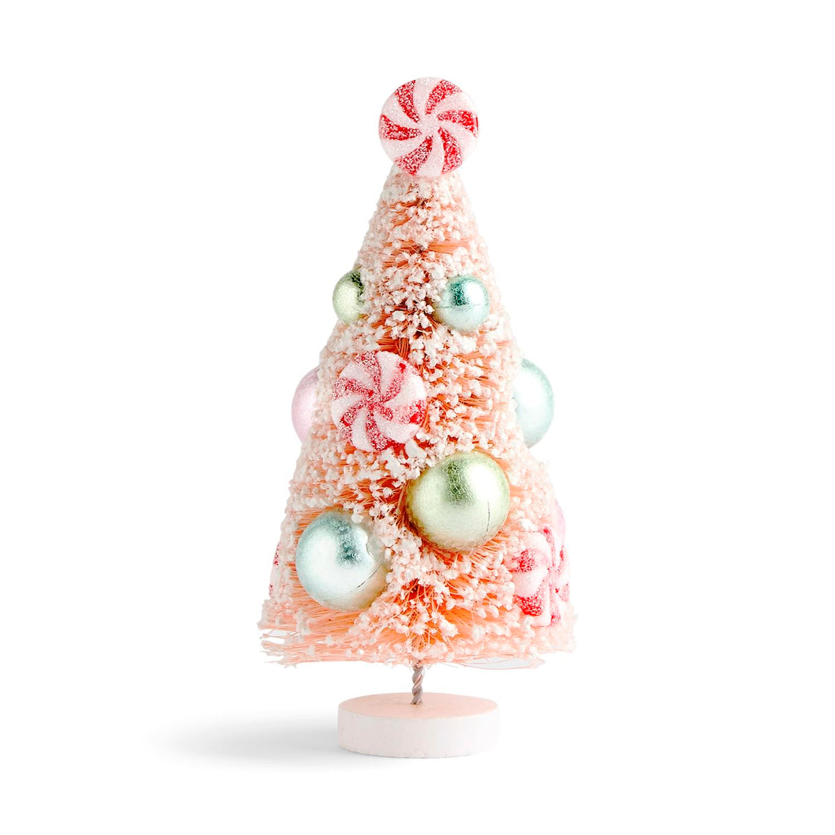 Holiday Pink Candy Tree Figure