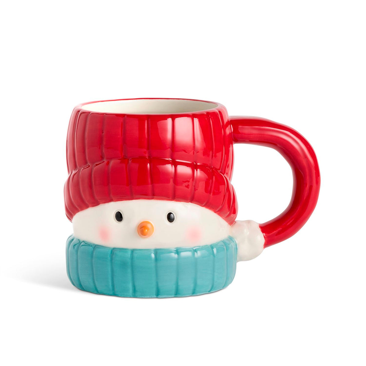 Snowman in Stocking Cap Mug