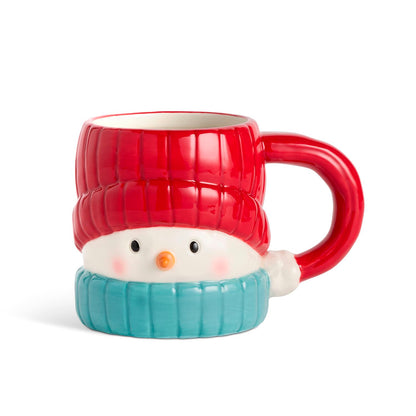 Snowman in Stocking Cap Mug