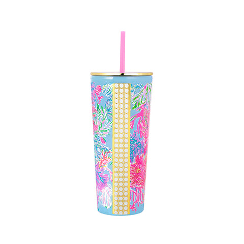 Tumbler with Straw - Cay to My Heart