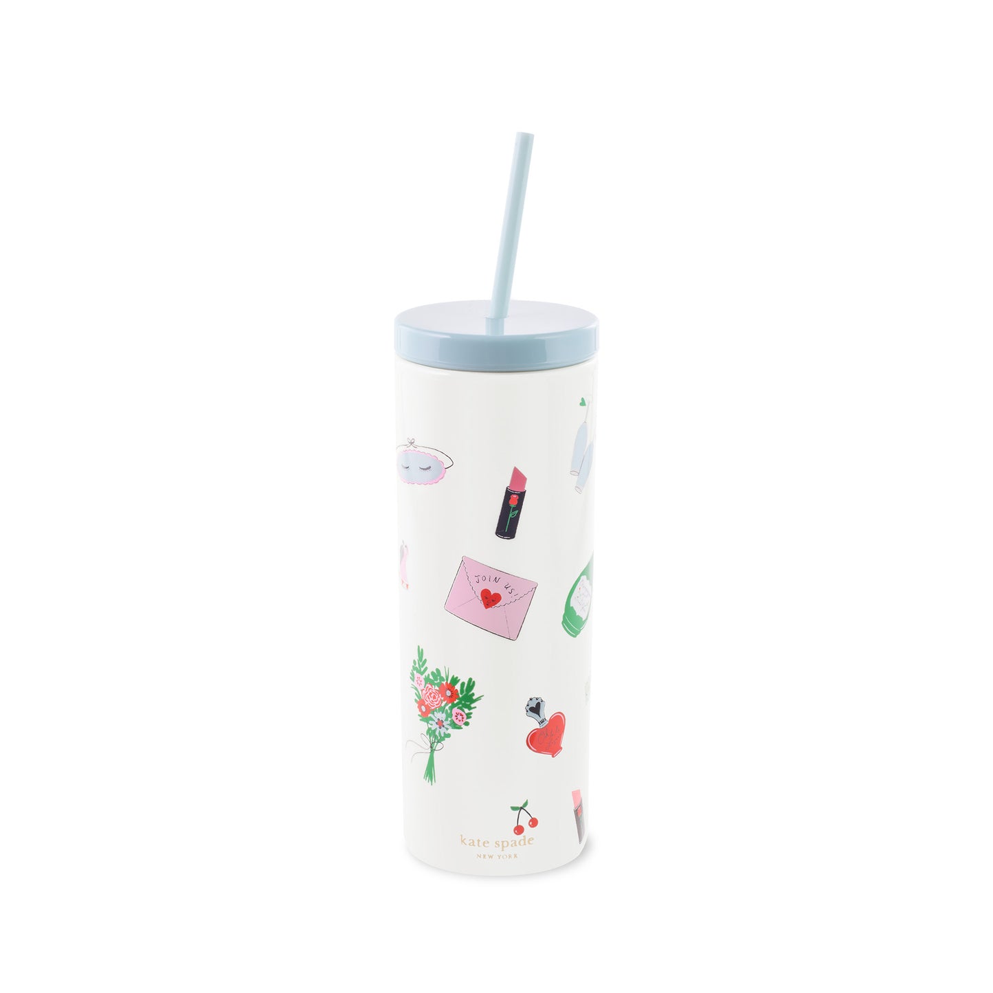 Tumbler with Straw - Wedding Cake Toss