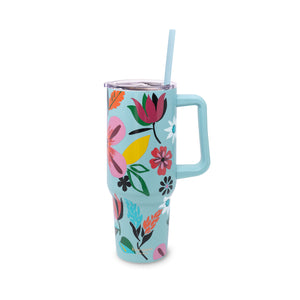 Stainless Steel Tumbler - Safari Floral