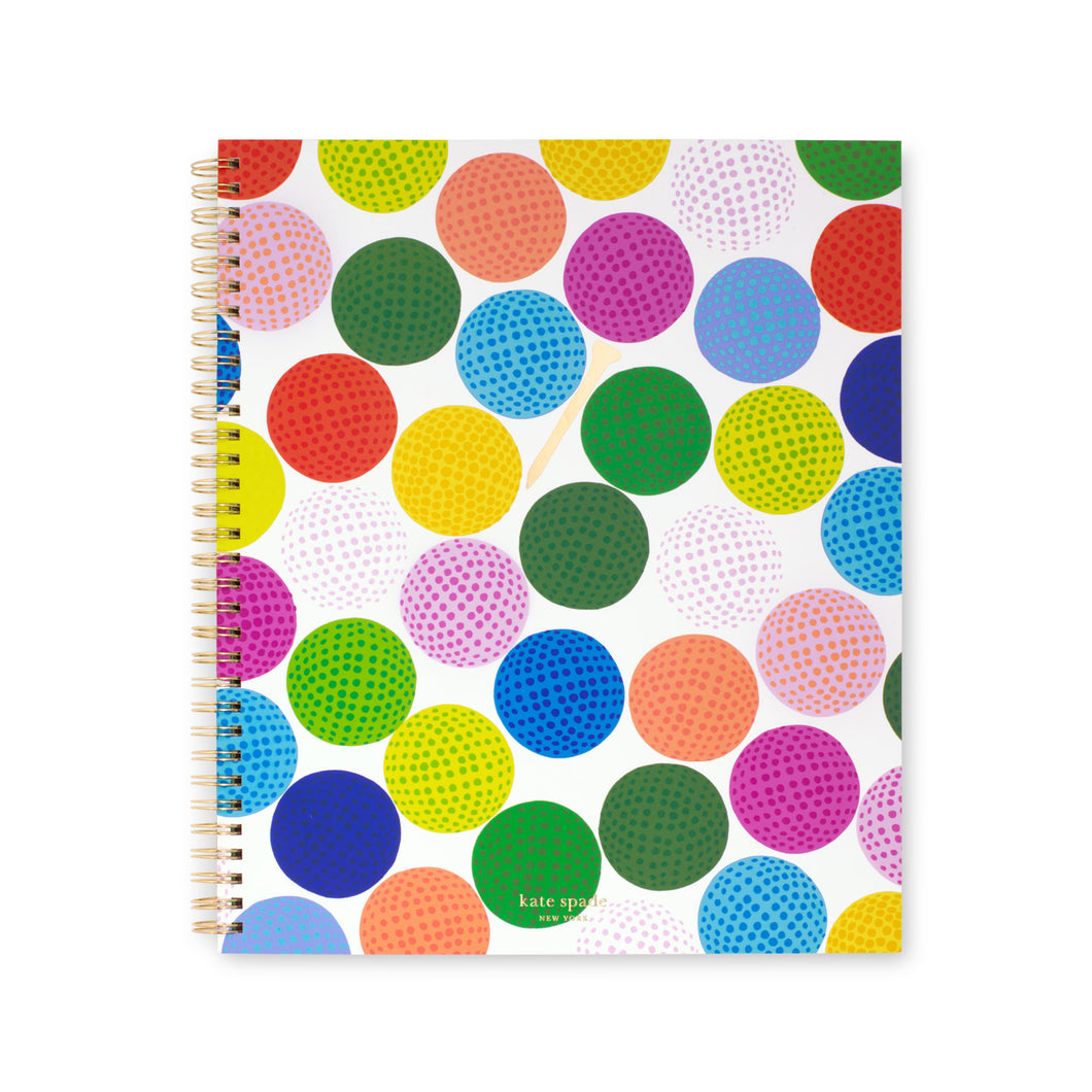 Large Spiral Notebook - Mini Golf