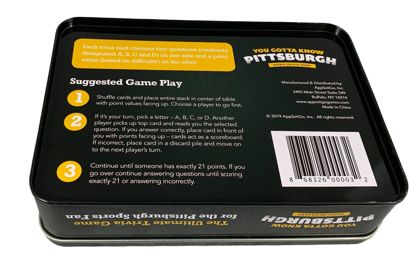 You Gotta Know Pittsburgh - Sports Trivia Game