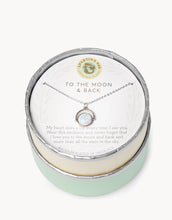Load image into Gallery viewer, Sea La Vie Necklace: To The Moon &amp; Back - Reversible (Silver)