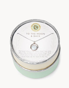 Sea La Vie Necklace: To The Moon & Back - Reversible (Silver)