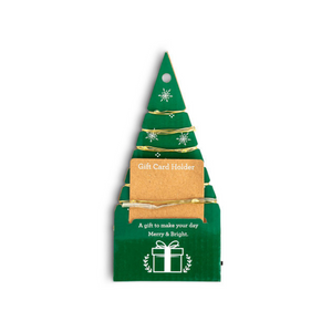 Christmas Tree Gift Card Holder with Light String