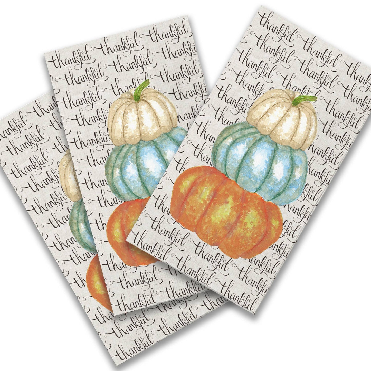 Thankful Pumpkins Paper Guest Towel Set