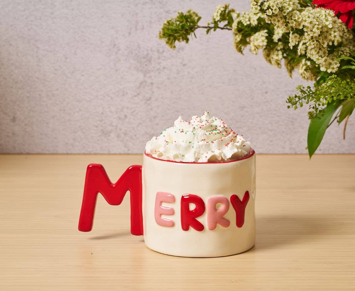 Ceramic Message Mug - Merry