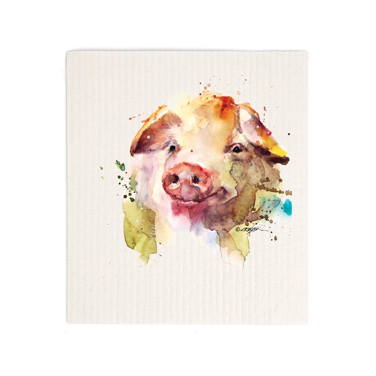Biodegradable Dish Cloth - Pig
