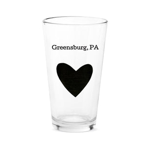 Pint Glass - Greensburg PA