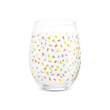 Load image into Gallery viewer, STATEments Stemless Wine Glass - Confetti Brights