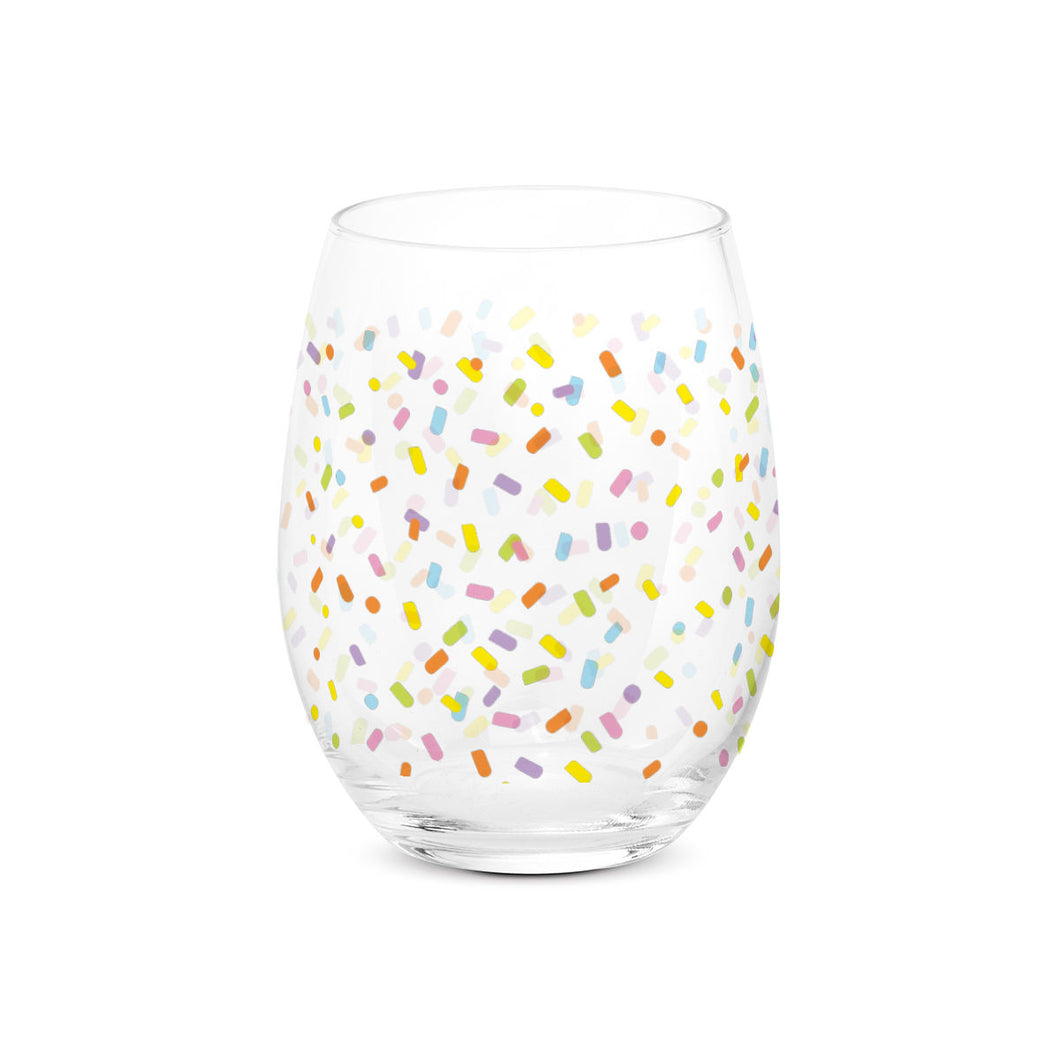 STATEments Stemless Wine Glass - Confetti Brights