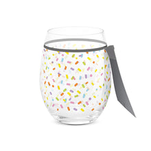 Load image into Gallery viewer, STATEments Stemless Wine Glass - Confetti Brights