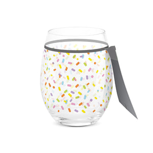 STATEments Stemless Wine Glass - Confetti Brights