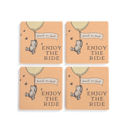 Winnie-the-Pooh Beach Or Bust Coasters