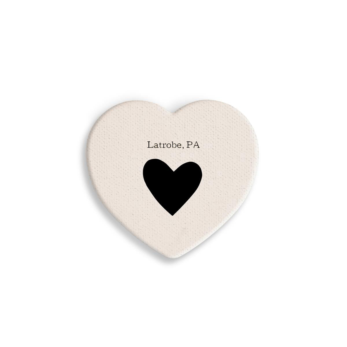Heart Coaster Set - Latrobe PA