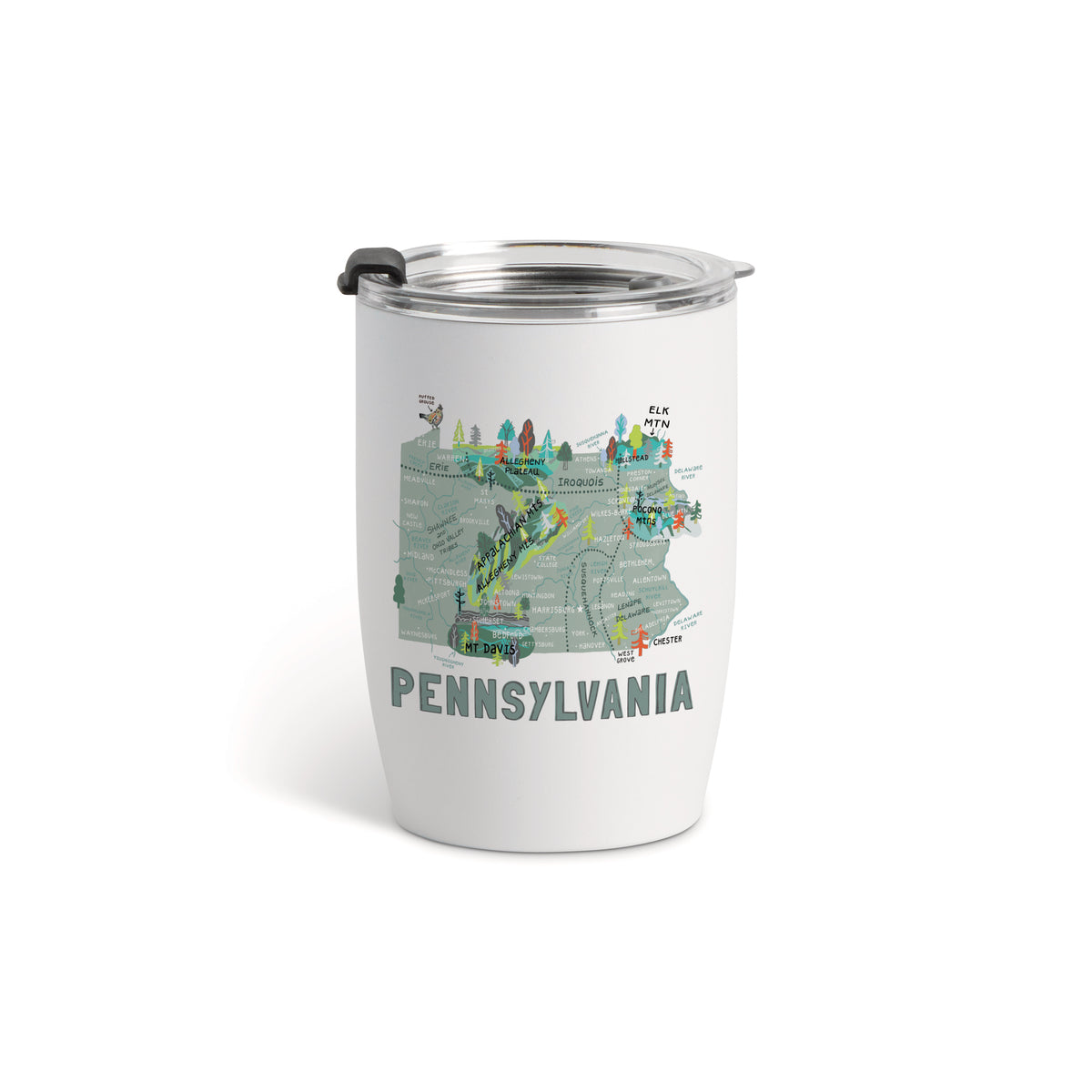 Pennsylvania State Wine Tumbler